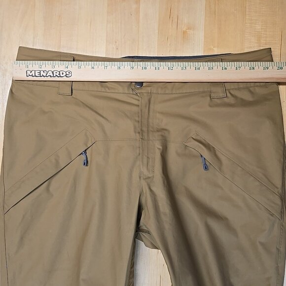 REPAIRED Patagonia Snowshot Pants Men Size Large H2no Vented Snowboard Ski Recco - Picture 7 of 12